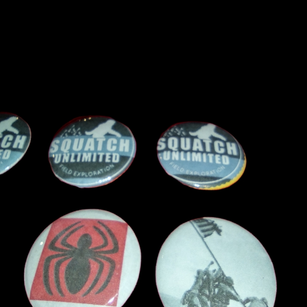 Twelve Assorted Themes One Inch Buttons - Picture 7 of 9